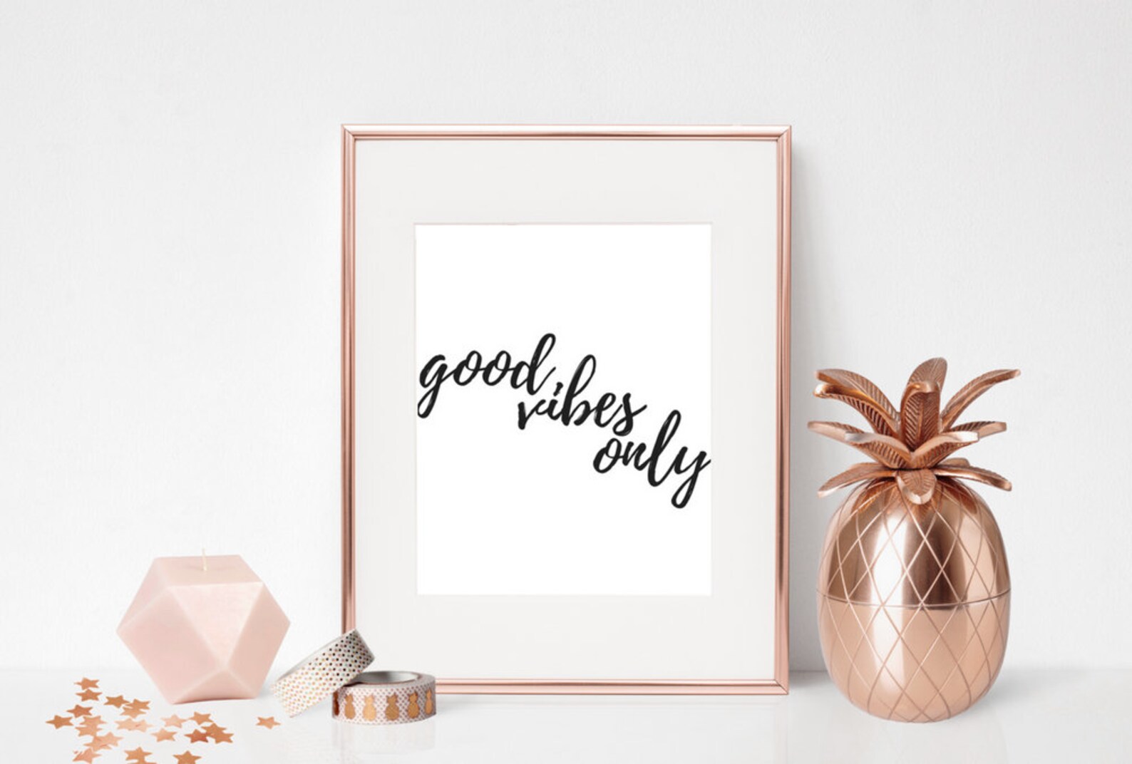 8x10 Good Vibes Only Printable Wall Art, Good Vibes Only, Printable ...