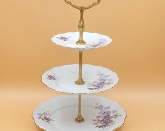 SERVANT/DISPLAY STAND 3 levels Seltmann in Bavarian porcelain