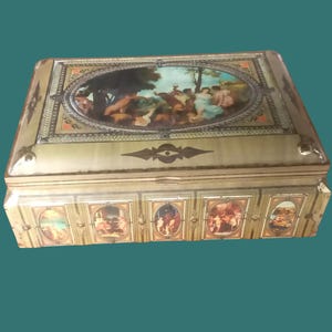 Very large vintage metal box, Made in Belgium