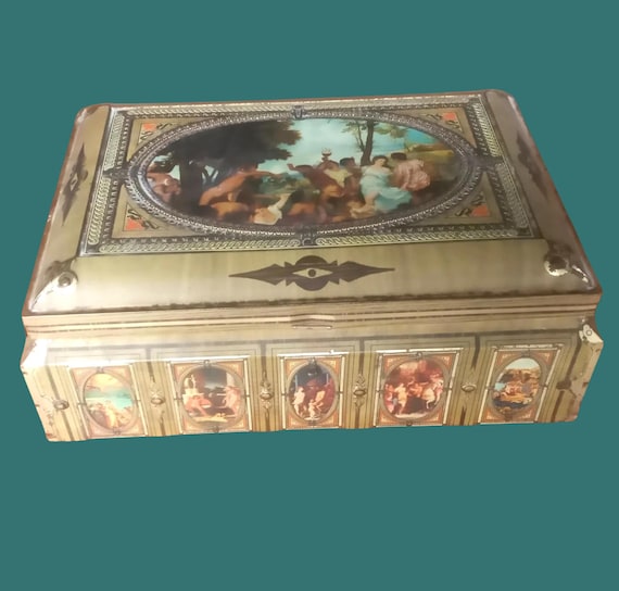 Very large vintage metal box, Made in Belgium