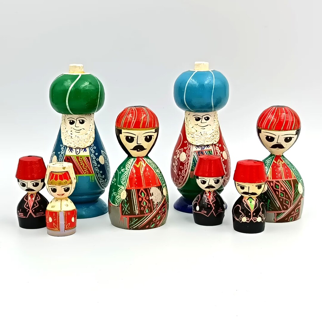 トルコアンティーク人形 水タバコ男性