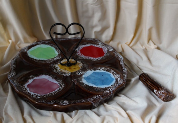 1960s Valauris style cheese board