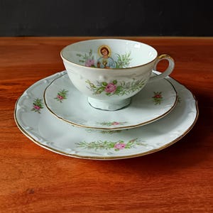 BAREUTHER White Porcelain Communion SET Waldsassen Bavaria Germany