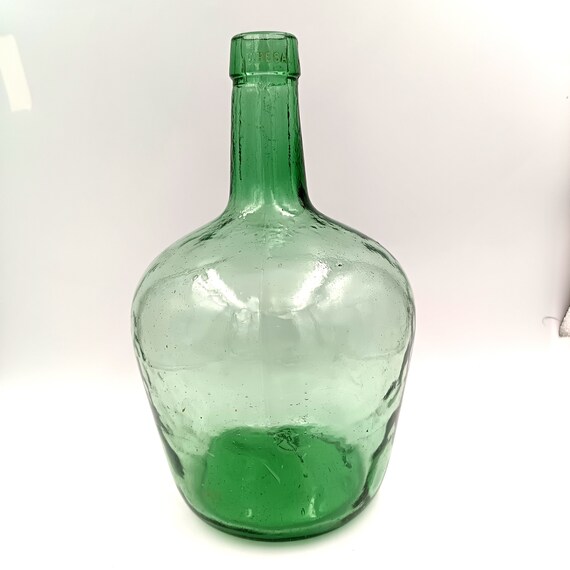 DAME JEANNE Viresa 4 L green glass, vase, boho, boho, decoration