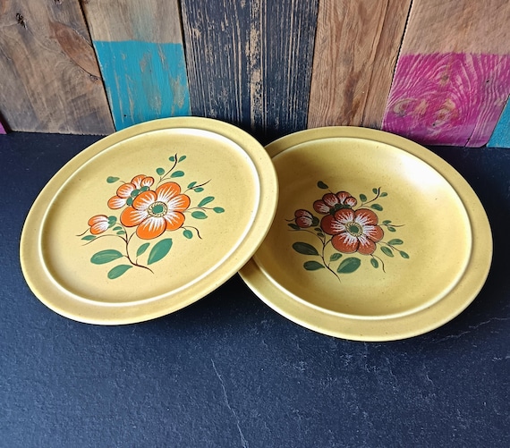 Vintage K&G Luneville French ceramic DISH and SALAD BOWL