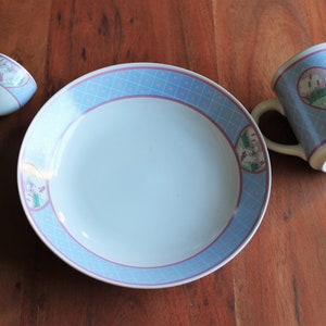 Children&#39;s trio BREAKFAST vintage ceramic