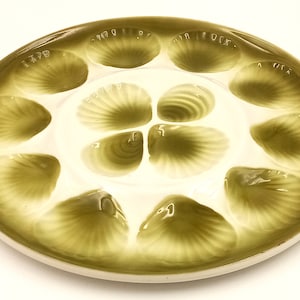 OYSTER TRAY (14 cells) Moulin des loups France earthenware