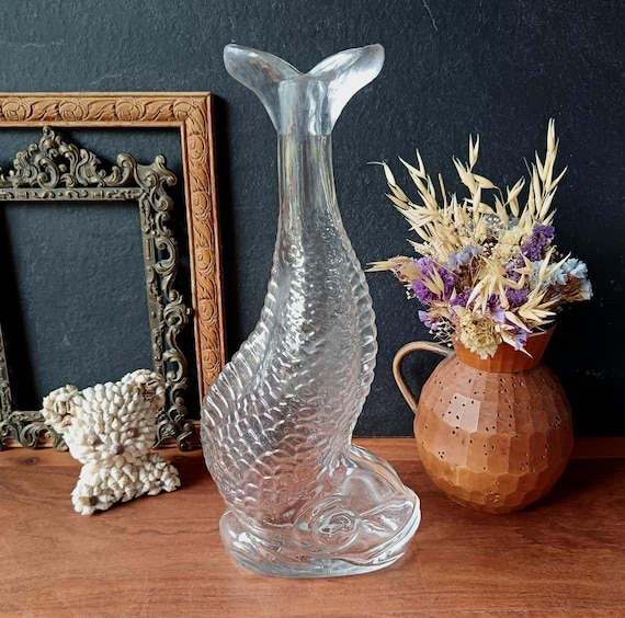 Carafe/Vase Fish, Carp-shaped bottle 1970
