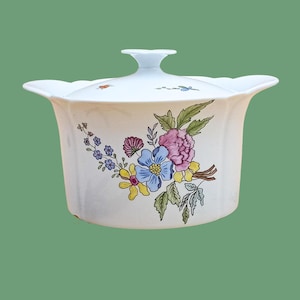 White earthenware soup tureen Arzberg Germany