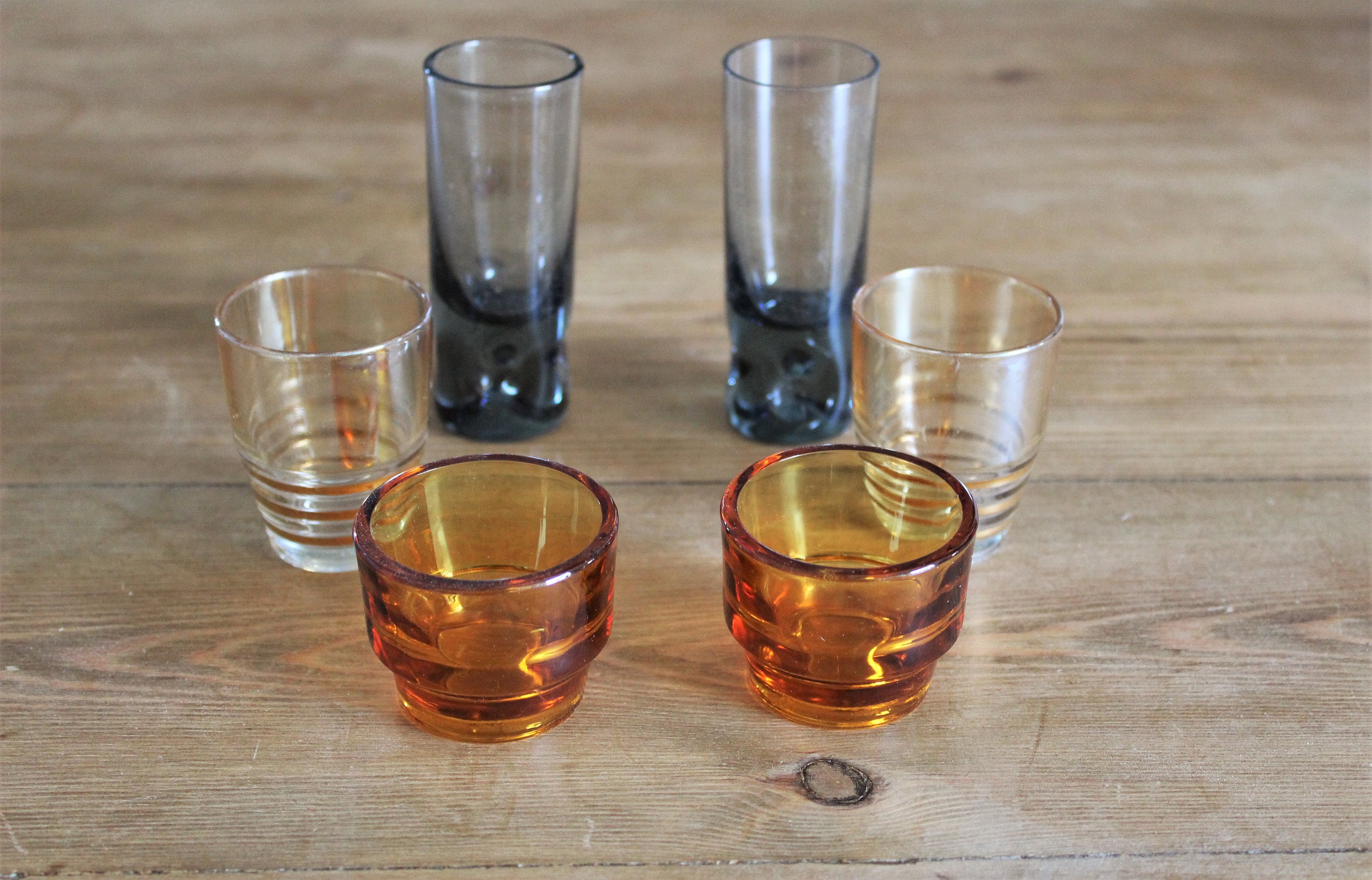 Lot 6 Verres à Liqueur Vintage Dépareillés Pour Donner Une Touche Actuelle Votre Table | 29