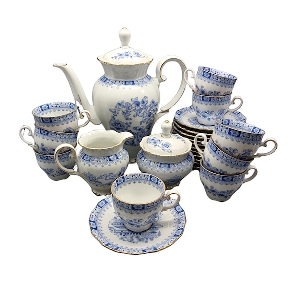 COFFEE SERVICE porcelain pattern Theresia vintage Seltmann weiden Bavaria