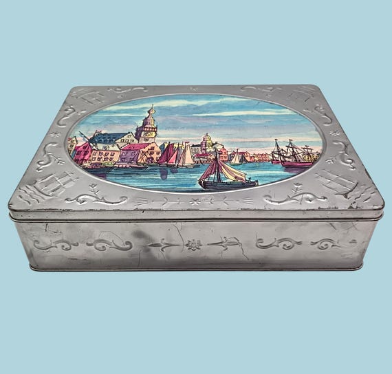 Vintage metal box Vintage boat port box