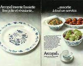 6 assiettes à dessert en Arcopal - Arts de la table