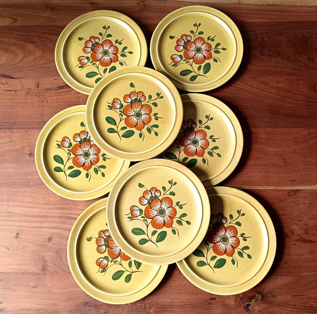 9 K&G Luneville French Ceramic Dinner Plates, Ø 24.8 Cm - Etsy