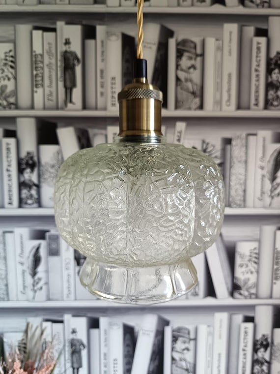 PENDANT, vintage 1930 France, CAMILLE pendant light