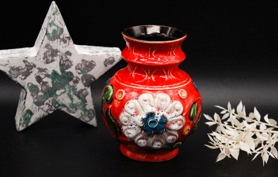 Small West Germany BAY vintage ceramic ball VASE