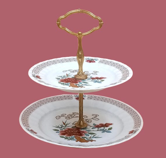 SERVANT / DISPLAY 2 levels Seltmann in Bavarian porcelain