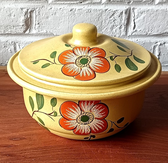 Vintage K&G Luneville French ceramic soup tureen