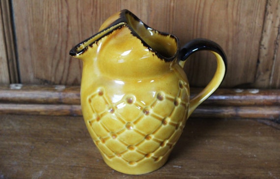Ceramic JUG, water pitcher, Vintage French