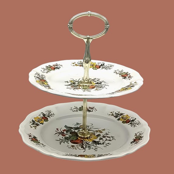 2-tier SERVER/DISPLAY STAND Sarreguemines France
