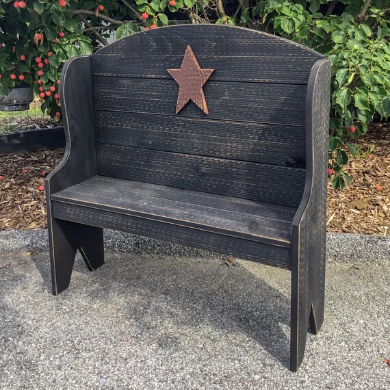 Small primitive bench deals
