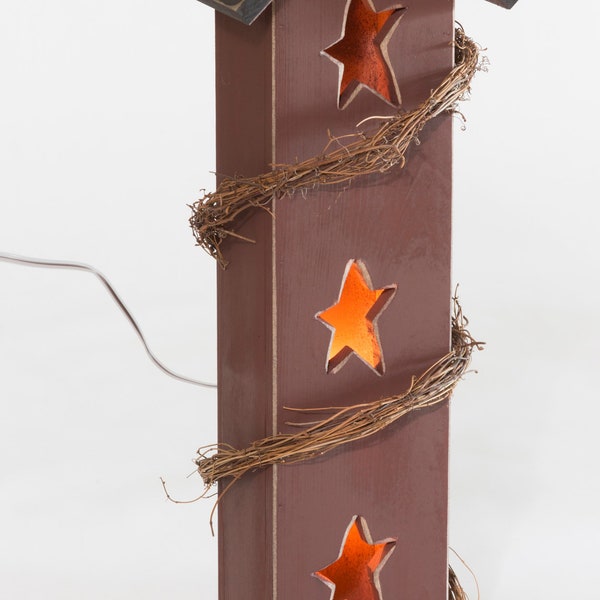 Primitive Star Cut Out Luminary House