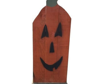 Rustic Mr. Pumpkin Decoration