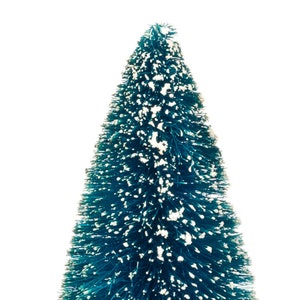 Dolls House Snowy Fir Tree 6 inch Hemp Miniature Garden Christmas Accessory