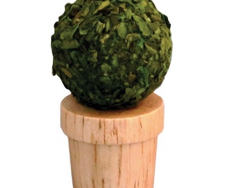 Dolls House Flat Back Topiary Bush Tree in Pot Miniature 1:12 Garden Accessory
