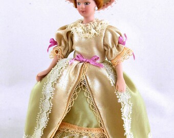 Dollhouse Miniature Doll Lady Bride Figurine G 1:12 scale K56 Dollys Gallery