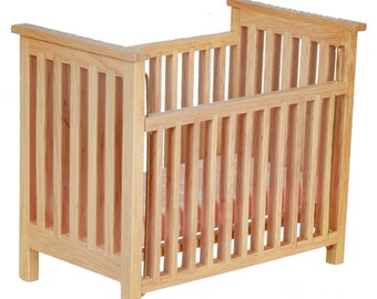 light oak cot