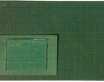 Dolls House Cutting Mat Grid Line Knife Board Craft School Art 1:12 Printed Card