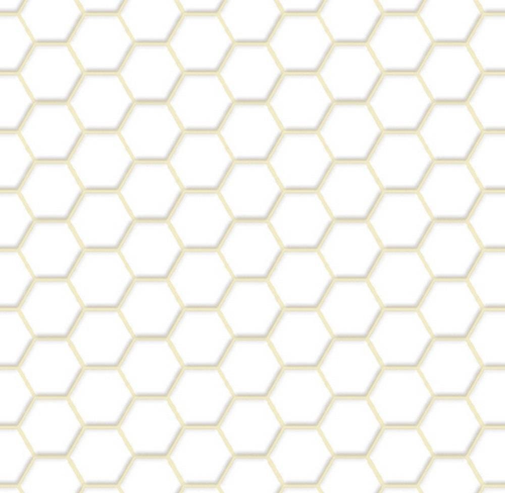 Melody Jane Miniatur-Bodenfliesen – Weiß/Beige Hexagon-Design Für Puppenhaus Badezimmer & Küche