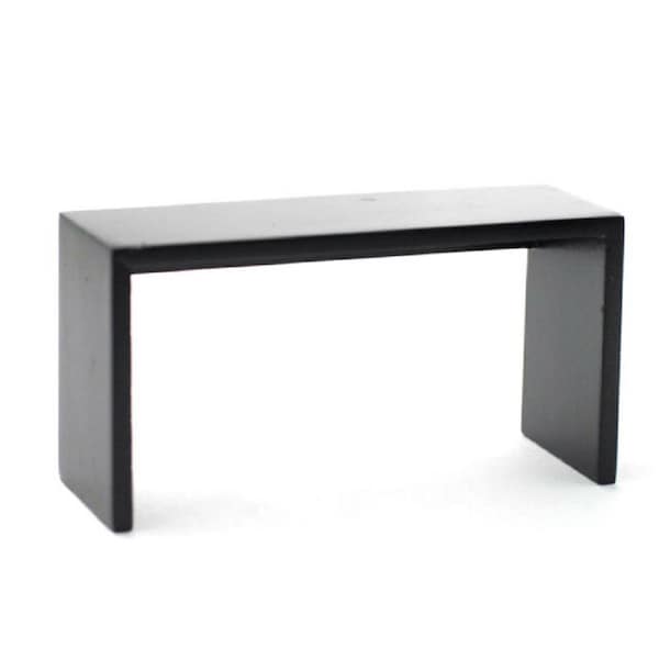 Maison de poupées Table console noire moderne Meubles de salon contemporains Hall