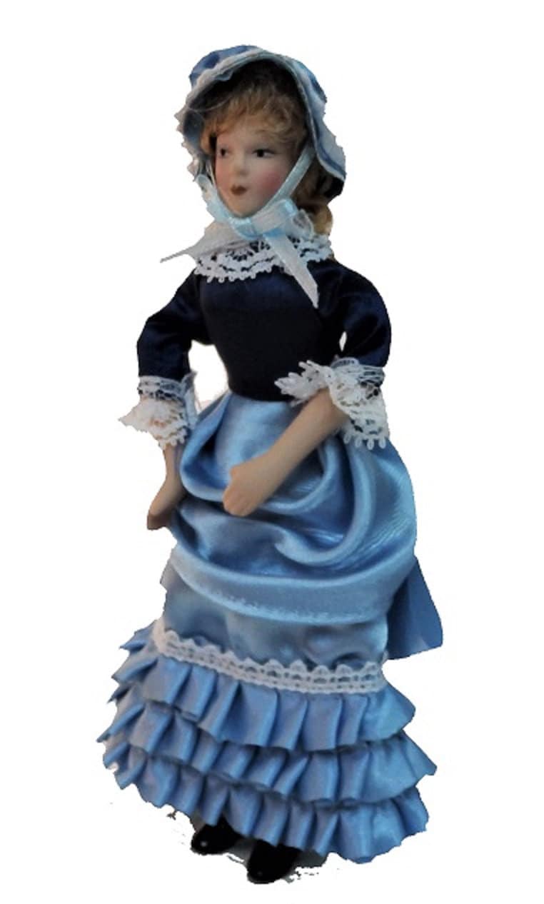 Melody Jane Puppenhaus-Figur: Kleines Mädchen Im Winter-Outfit, 1:12 Maßstab