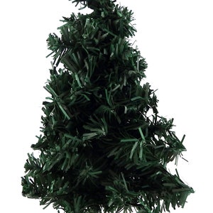 Dolls House Christmas Fir Tree 8 inches Miniature Garden Living Room 1:12