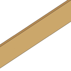 Dolls House Basswood Strip 22&quot; Builders DIY 1:12 Scale Wood Timber