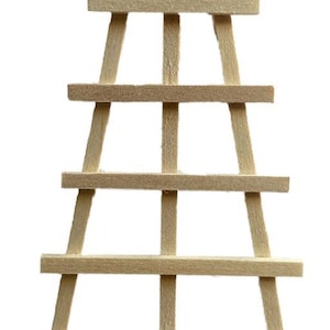 Dolls House Bare Wood Trellis Climbing Plant Frame Miniature Garden Accessory