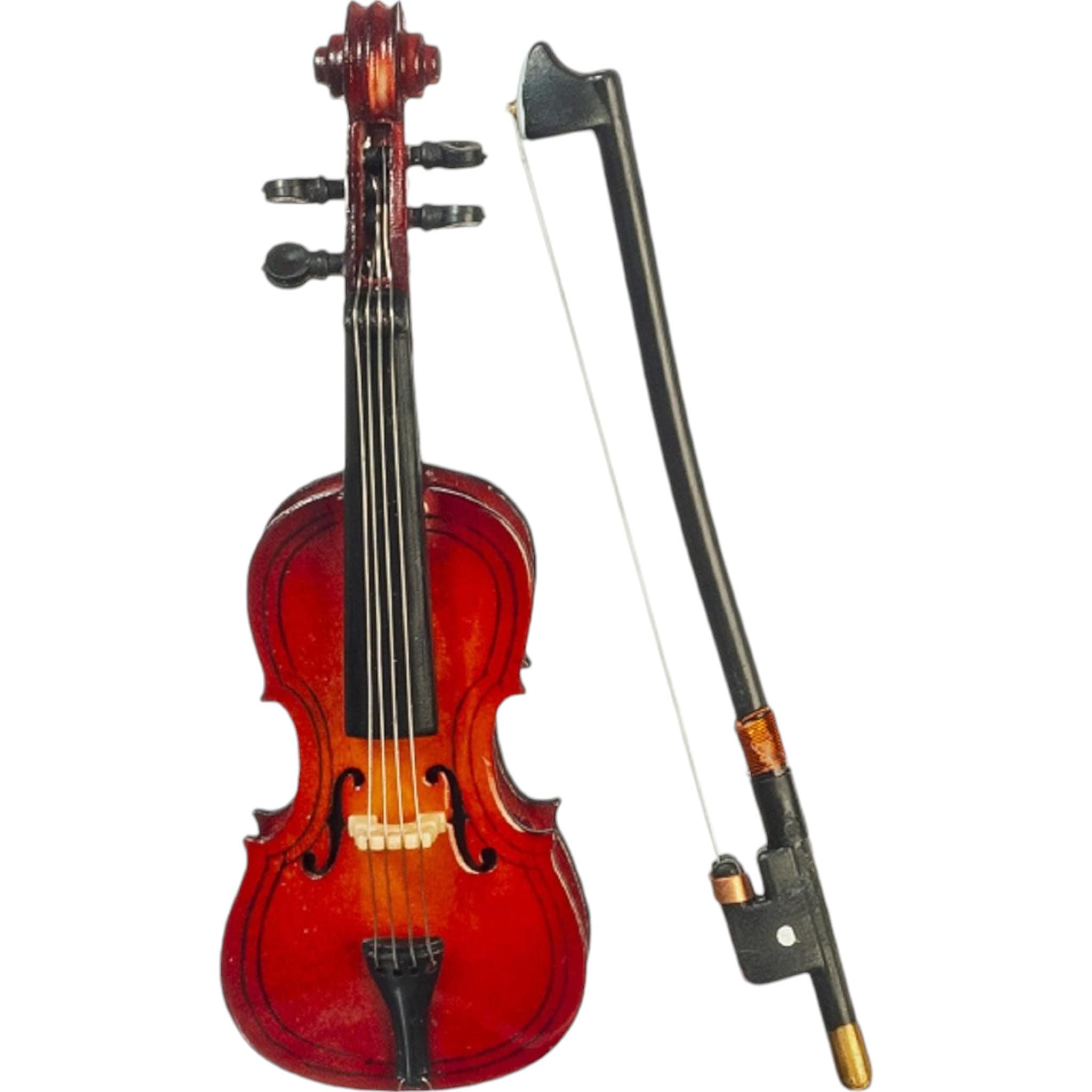 Cello Mahogany Instrument Music Room School 1:12 Scale Dolls House
