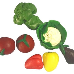 Dolls House Fresh Mixed Vegetables Greengrocers Shop Store Kitchen Accessory