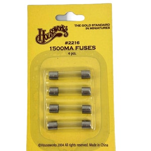 Dolls House 1500MA Fuses for socket power strip 12V Electric Lighting Accessory