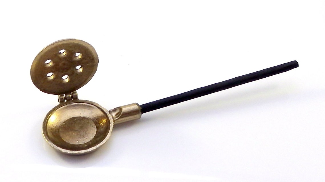 Dolls House Victorian Bed Warmer Warming Pan Miniature Bedroom Etsy