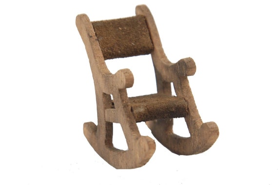 Miniatur Schaukelstuhl STL, Puppenhaus Möbel 3D Druck Dateien, Mini