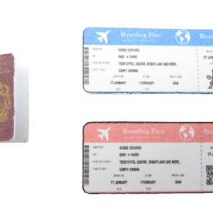 Dolls House British Passport with Boarding Passes Holiday Accessory 1:12 Scale