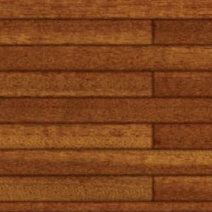 Może przedstawiać: Zbliżenie na podłogę drewnianą w ciepłym brązowym kolorze. Podłoga wykonana jest z desek ułożonych w poziomym wzorze.