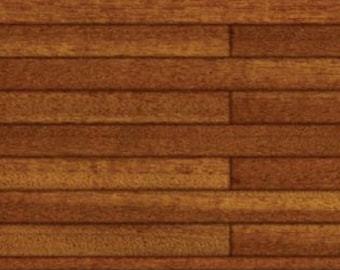 Dolls House Dark Pine Floorboards Miniature 1:12 Flooring Gloss Card Sheet