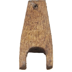 Dolls House Western Cowboy Boot Jack Pull Puller Remover Wooden Hall Accessory