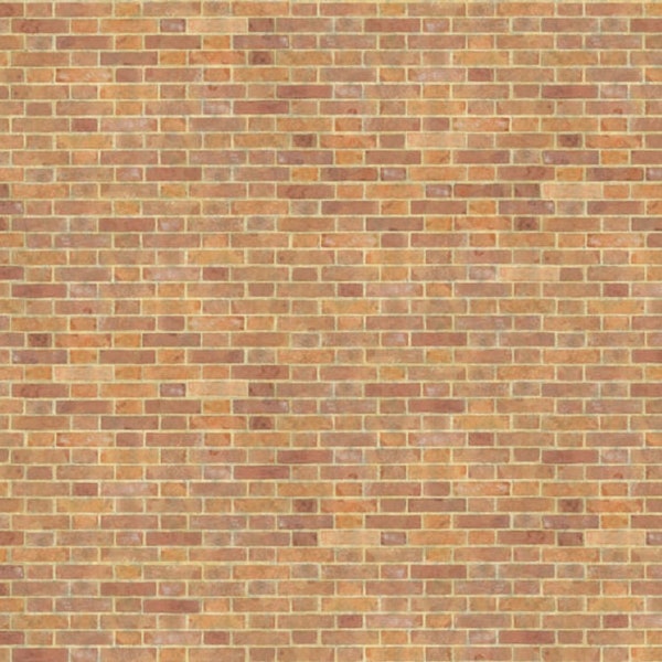 Dolls House Old Red Brick Paper Miniature Print Exterior Wallpaper 1:12 Scale