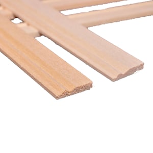 Poppenhuis Kale Houten Plint 17.3/4 X 1/8" Coving 450mm X 15mm Pak van 5