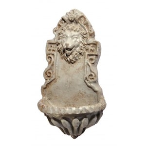 Dolls House Victorian Lion Wall Fountain Miniature Decorative Garden Accessory